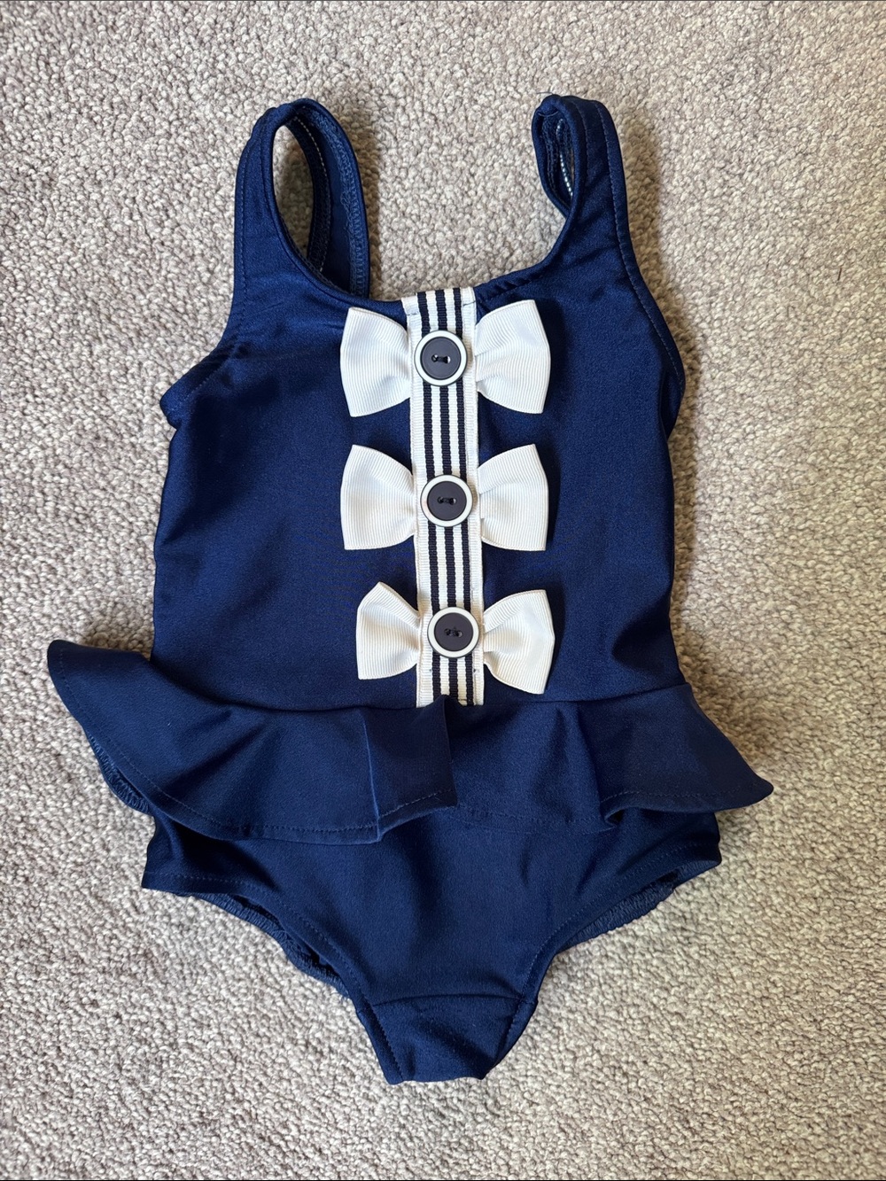 Baby Bow Front One-Piece Swimsuit